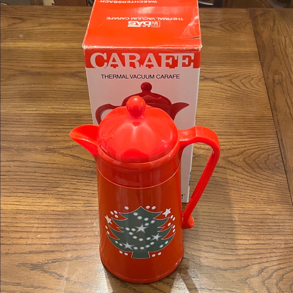 Waechtersbach Christmas‎ Tree Thermal Vacuum Carafe